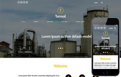 Turmoil an Industrial Category Flat Bootstrap Responsive Web Template