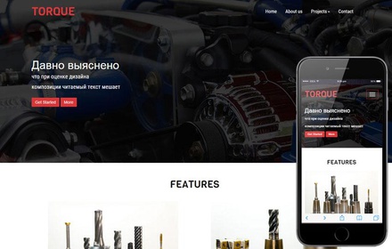Torque a Industrial Category Flat Bootstrap Responsive Web Template