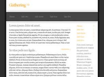 Gathering 14 Free CSS Template