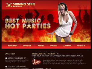 Shining Star Free CSS Template