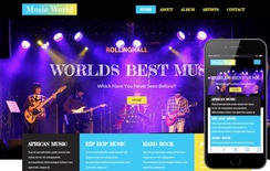 Music World a Entertainment Category Flat Bootstrap Responsive web template