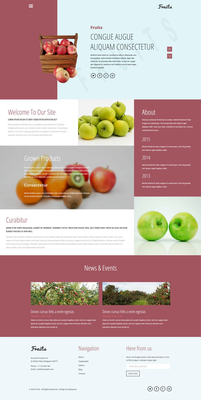 Fruits a Agriculture Category Flat Bootstrap Responsive Web Template