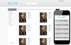 Blaze Ringtones Wallpapers Mobile website template