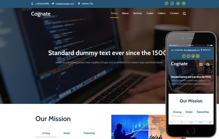 Cognate a Corporate Business Category Flat Bootstrap Responsive Web Template