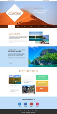 Traverse a Travel Category Flat Bootstrap responsive Web Template