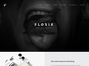 Flosix Free CSS Template