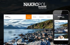 Nakropol UI Kit a Flat Bootstrap Responsive Web Template