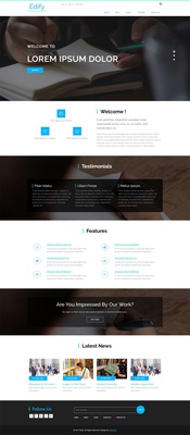 Edify an Education Category Bootstrap Responsive Web Template