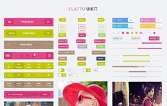 Flatto UI Kit a Flat Bootstrap Responsive Web Template