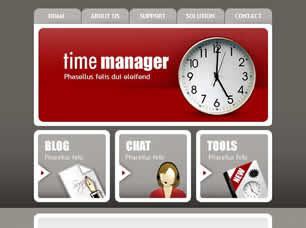 Time Manager Free CSS Template