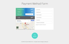 Payment Method Form Responsive Widget Template