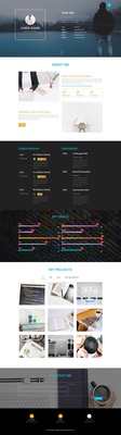 C Resume a Personal Category Bootstrap Responsive Web Template