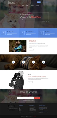 Best Pets an Animals Category Bootstrap Responsive Web Template