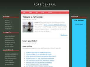 Port Central Free CSS Template