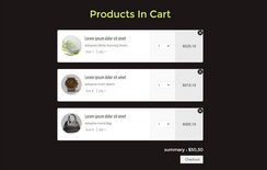 Products In Cart Responsive Widget Template