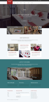 Triplex an Interior Category Flat Bootstrap Responsive Web Template