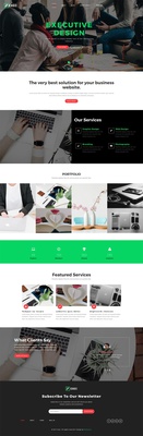Exec a Corporate Category Bootstrap Responsive Web Template