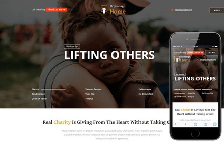 Orphanage Home a Society and People Category Bootstrap Responsive Web Template