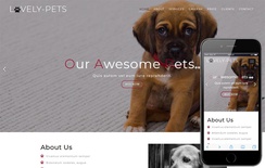 Lovely Pets Animals Category Bootstrap Responsive Web Template