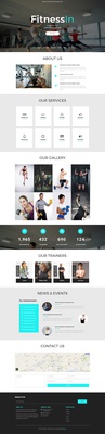 Fitness In a Sports Category Bootstrap Responsive Web Template