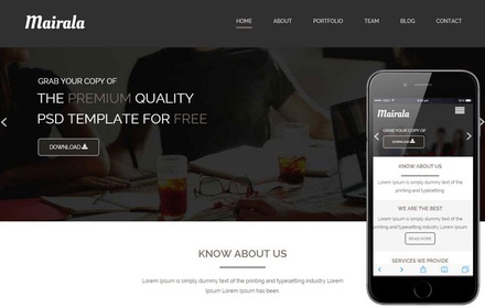 Mairala a Corporate Agency Flat Bootstrap Responsive web template