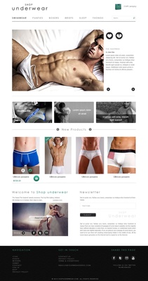 Shop Under Wear a Flat Ecommerce Bootstrap Responsive Web Template