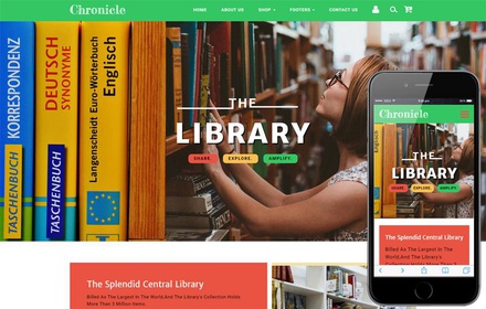 Chronicle Education Category Bootstrap Responsive Web Template