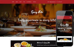 Spicy Bite a Restaurant Category Bootstrap Responsive Web Template