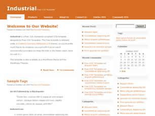 Industrial Free CSS Template