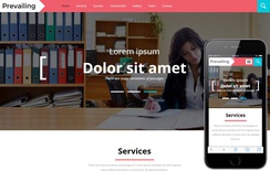 Prevailing A Corporate Category Flat Bootstrap Responsive Web Template