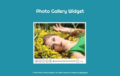 Photo Gallery Widget Responsive Widget Template