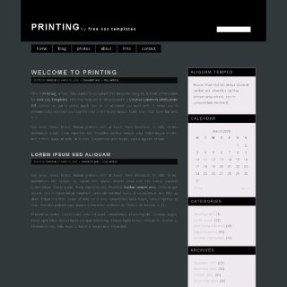 Printing:  | TEMPLATED