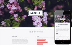 Mr Belle a Singlepage Multipurpose Flat Bootstrap Responsive web template