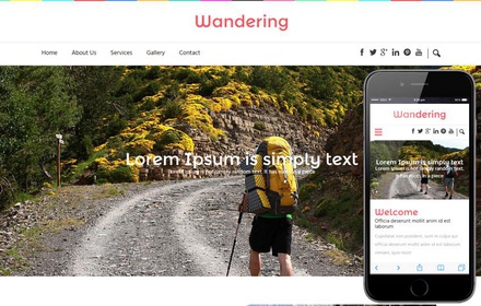 Wandering a Travel Guide Flat Bootstrap Responsive web template
