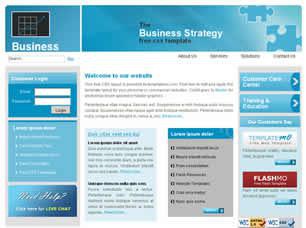 Business Strategy Free CSS Template