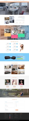 In Home Interior Category Bootstrap Responsive Web Template