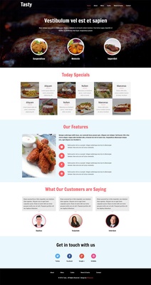 Tasty a Restaurants Category Flat Bootstrap responsive Web Template