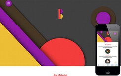 Be Material a Corporate Portfolio Flat Bootstrap Responsive Web Template