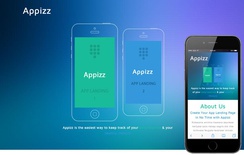 Appizz a Mobile App based Flat Bootstrap Responsive Web Template