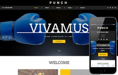 Punch a Sports Category Bootstrap Responsive Web Template