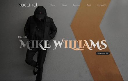 Succinct a Personal Category Bootstrap Responsive Web Template