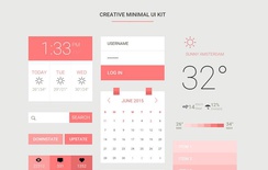 Creative Minimal UI Kit a Flat Bootstrap Responsive Web Template
