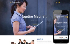 Speculator a Business Category Bootstrap Responsive Web Template
