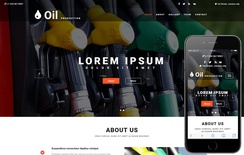 Oil Production an Industrial  Bootstrap Responsive Web Template