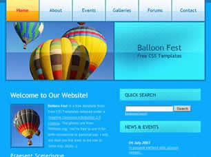 Balloon Fest Free CSS Template