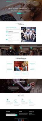 Improve Education Category Bootstrap Responsive Web Template