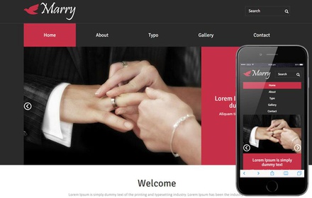 Marry a Wedding Planner Flat Bootstrap Responsive Web Template