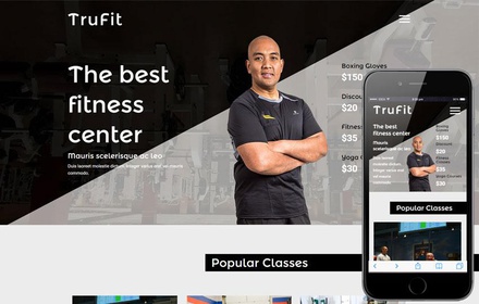 TruFit a Sports Category Flat bootstrap Responsive web Template