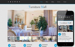 Furniture Mall Mobile Website Template