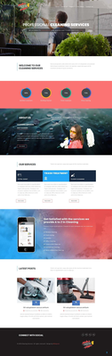 Cleaning Services – Home Service Category Bootstrap Responsive Template